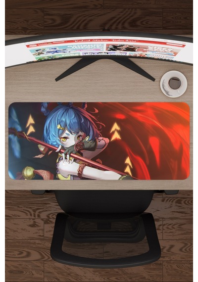 Xiangling Genshin Impact Anime Oyuncu V5 - 70x30 Xl Gaming Mouse Pad Fare Altlığı