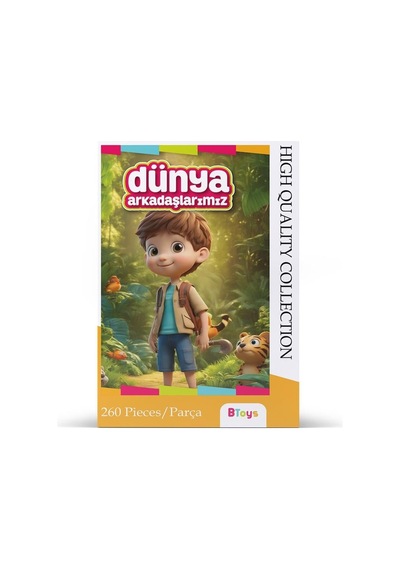 Btoys 260 Parça Puzzle Dünya Arkadaşlarımız 9065