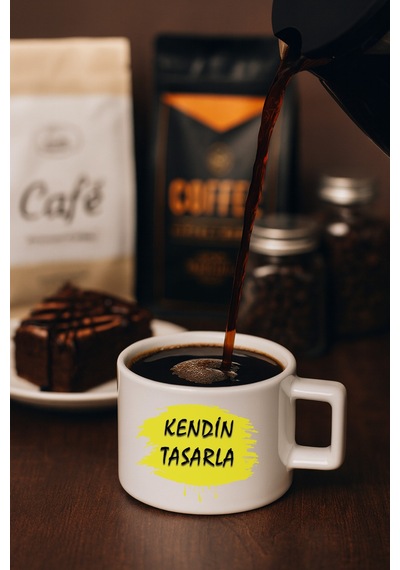 Kendin Tasarla Bardak - Kişiye Özel Bardak Satıya Sor 2 Nescafe Bardağı