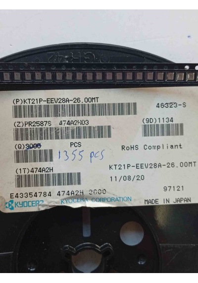 Kt21p-eev28a-26,00mt Kyocera 26mhz 10 Adet