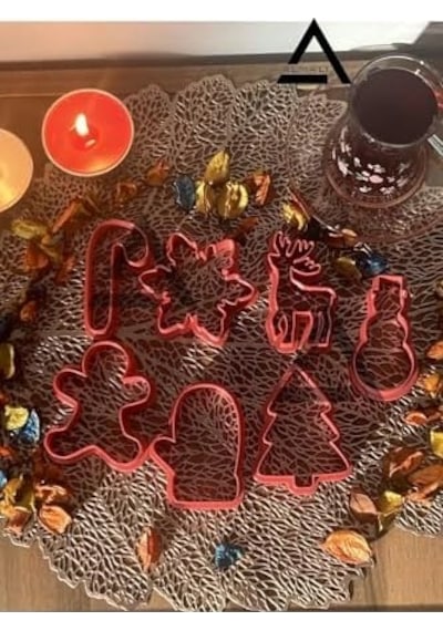 Yılbaşı Temalı Kurabiye Kalıbı Seti 7 Adet