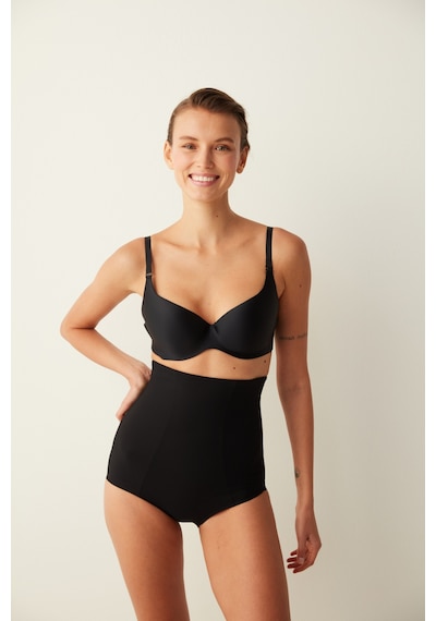 Penti Premium Slip Siyah Korse