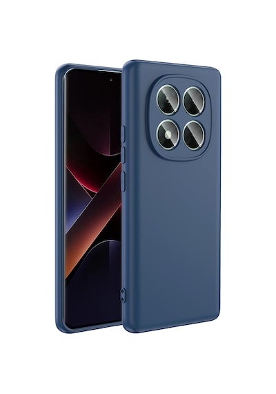 Xiaomi Poco X7 Kılıf Yumuşak Silikon Kamera Korumalı Lansman Pazarplus Siyah