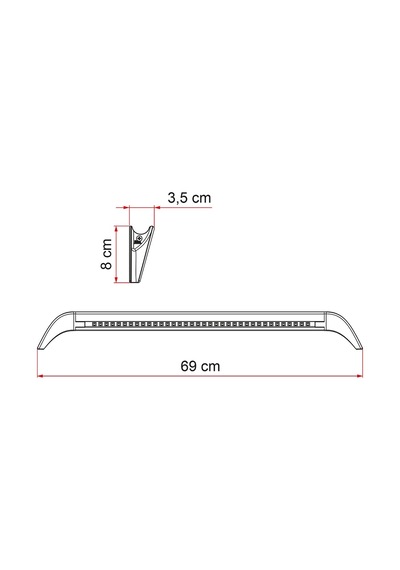 Fiamma Led Awning Kapı Üstü Karavan Dış Aydınlatma