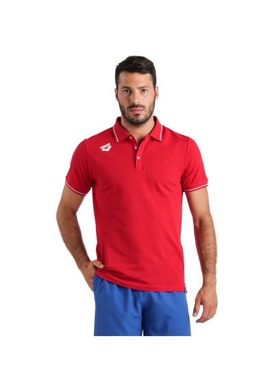 Arena Team Poloshırt Solıd Cotton Unisex Kirmizi