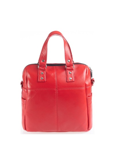 Derinss Leather Derinss Dkb0049 Hakiki Deri Kırmızı Kadın El Ve Omuz Çantası 001