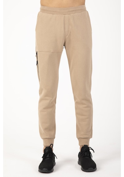 Maraton Sportswear Regular Erkek Ribana Paça Basic Açık Vizon Eşofman Altı 21299-açık Vizon Açık Vizon