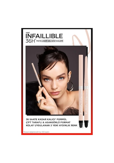 L'oreal Paris Infaillible Meta Light Jel Göz Kalemi Polar White