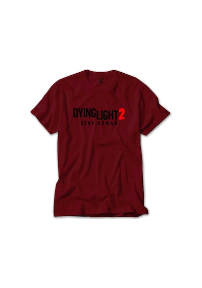 Dying Light 2 Logo Kırmızı Tişört Kırmızı