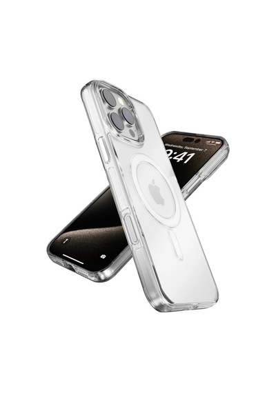 Joko Apple iPhone Uyumlu 15 Pro Gleam Pc Sert Magsafe Kılıf - Şeffaf İtdark22680