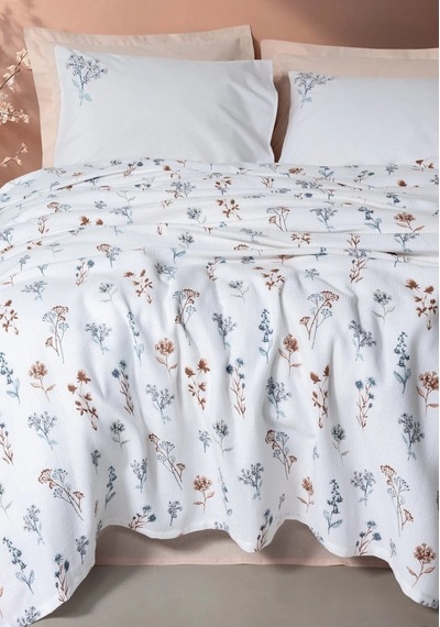 Cotton Box Rf Estiva -briar Somon- Tek Kişilik Pike Takımı