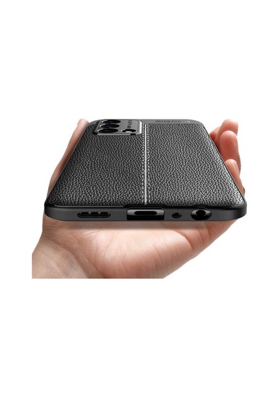 Oppo A74 Kılıf Deri Tasarımlı Korumalı Tasarım A++ Kalite Silikon Kapak