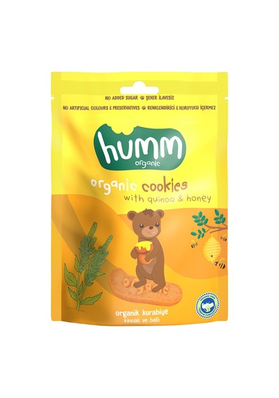 Humm Organic Ballı Kinoalı Kurabiye 55 G - 7 Adet Tarı