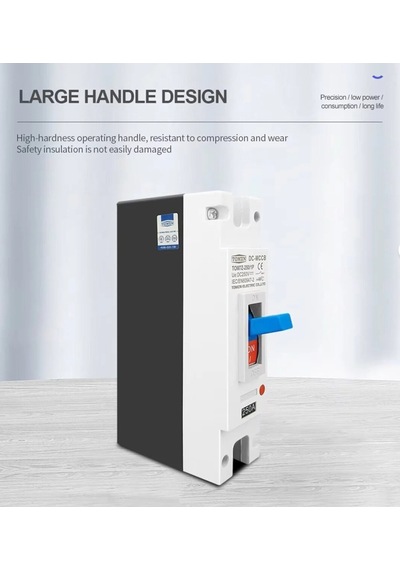 Tom7z-250/1p Dc 250v 250a Mccb Kompakt Şalter - Doğru Akım Devre Kesici