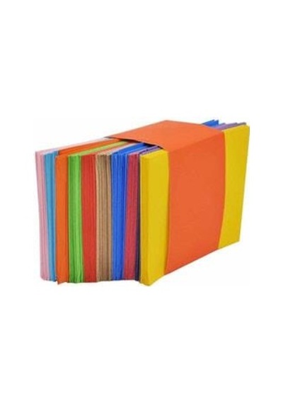 100 Adet. Renkli Zarf. 13x18 Cm. Büyük Boy Renkli Zarflar.karışık