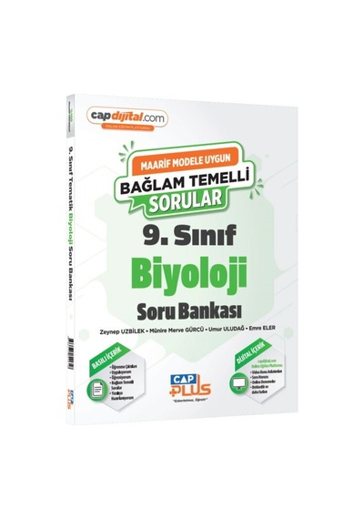 Çap Yayınları 9. Sınıf Biyoloji Bağlam Temelli Soru Bankası