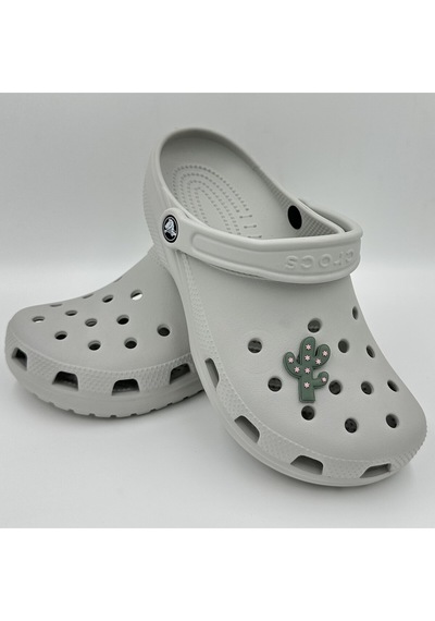 Crocs Terlik Süsü Ve Aksesuarı , Çanta Süsü Jibbitz Çağ Ağacı 01 Görsel Figür Aksesuar Koyu Yeşil-pembe