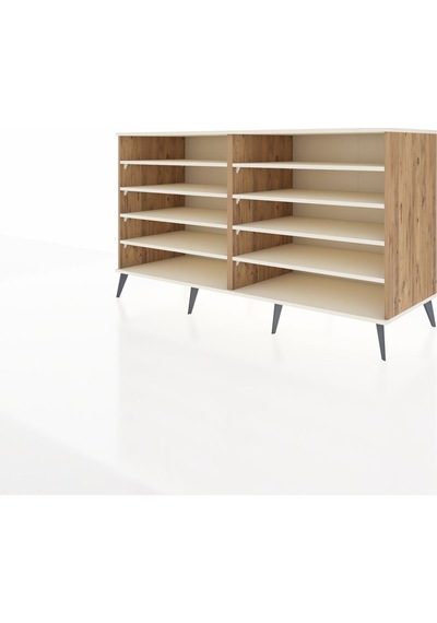 Kronos Konsol 8 Raflı 176x59x99 Çam-aytaşı Çam-aytaşı