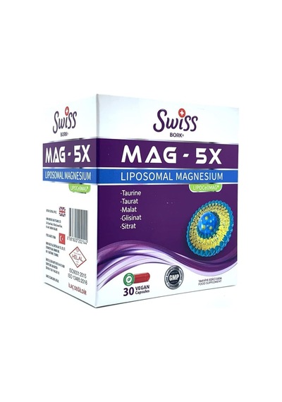 Mag - 5x Magnezyum 450 Mg 30 Vegan Kapsül