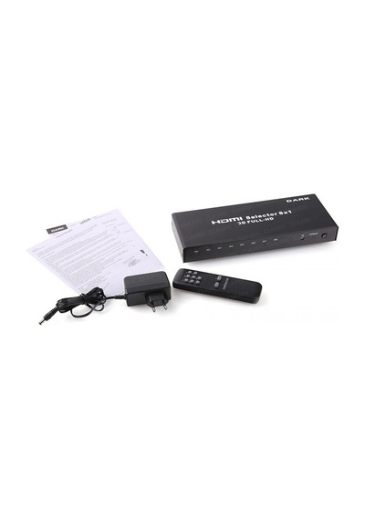 DARK DK-HD-SW8X1 Full HD 8 Giriş 1 Çıkışlı Uzaktan Kumandalı HDMI