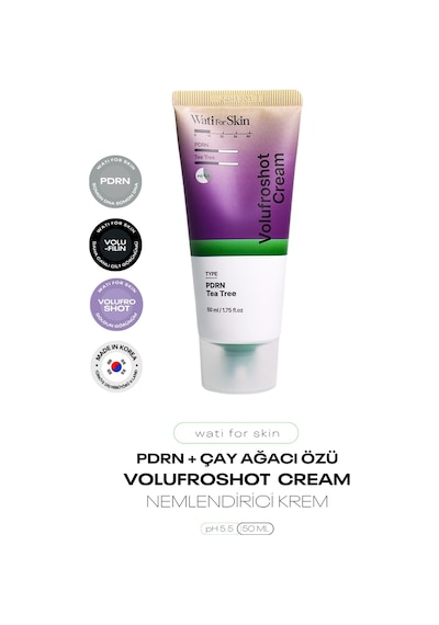 Pdrn Ve Çay Ağacı Özü İçeren Nemlendirici Bakım Kremi Wati For Skin Pdrn Tea Tree Volufroshot Cream