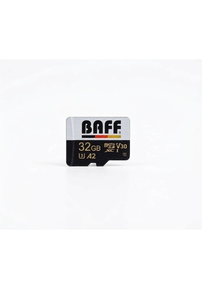 Baff 32 Gb Micro Sdxc Hafıza Kartı - 4k Video Kayıt Destekli U3 A2 V30 Kamera, Güvenlik Kamerası Ve Araç Içi Kamera Kartı