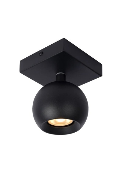 Rsylight Metal Retro Siyah Tavan Plofyoner Tavan Duvar 180 Derece Hareketli Modern Spor Led Avize Günışığı Ampullü Siyah