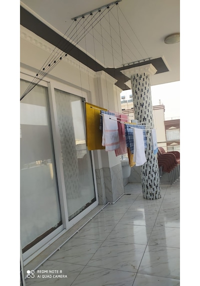 Yıldız Silver 3 Sıralı 175 Cm Boyunda Asansörlü Çamaşır Kurutucu Gümüş