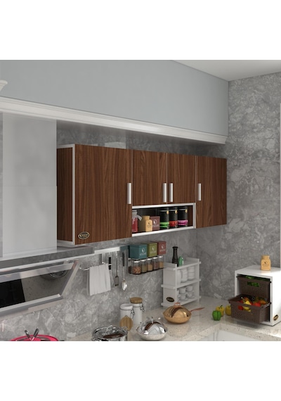 Kenzlife hazır mutfak packey cvz 060*180*22 mutfak banyo dolabı kapaklı raflı