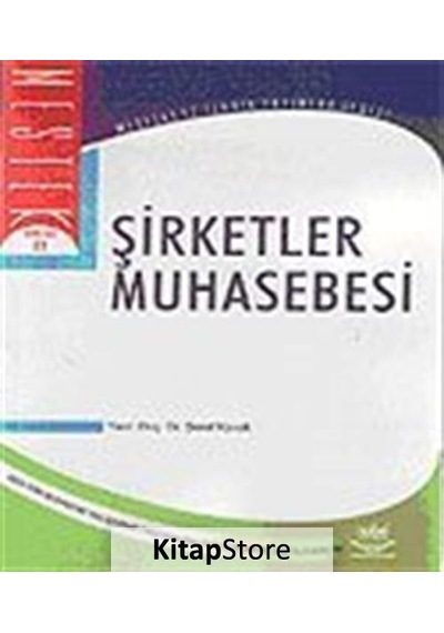 Şirketler Muhasebesi - Şeref Kavak - Nobel Akademik Yayıncılık