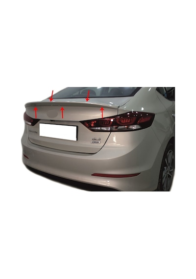 Hyundai Elantra 6 Spoiler Bagaj Gt Fiber 2016 2019
