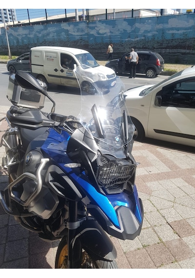 19-24 Bmw 1250Gs 1250Adv Uzun Ön Cam Zeus Şeffaf 52 CM 4 MM