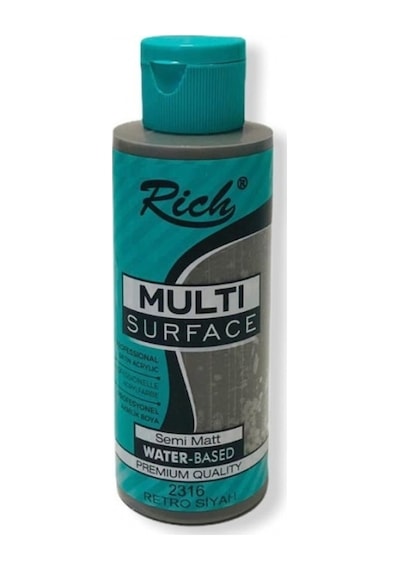 Rich Multi Akrilik Boya 2316 Retro Siyah 120 Cc