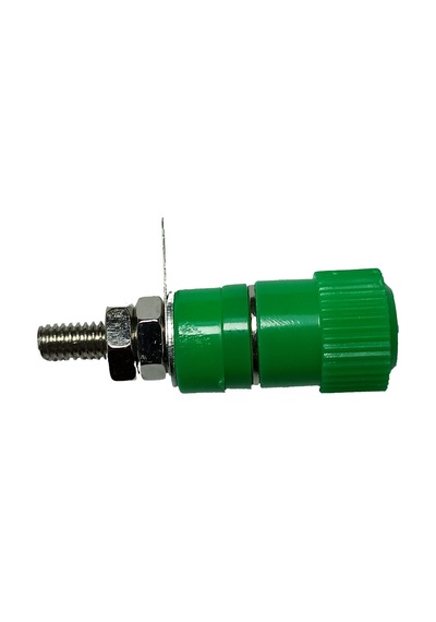 Elektronikport-4Mm Born Jak Dişi Soket Orta Boy Yeşil Banana Jack Uyumlu