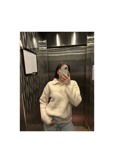 Genel Markalar Kadın Krem Basic Oversize Polo Yaka Yarım Pat Düğmeli Triko Kazak-27aj002 Krem 923050279 Krem Genel Markalar Kadın Krem Basic Oversize Polo Yaka Yarım Pat Düğmeli Triko Kazak-27aj002 Krem 923050279 Krem