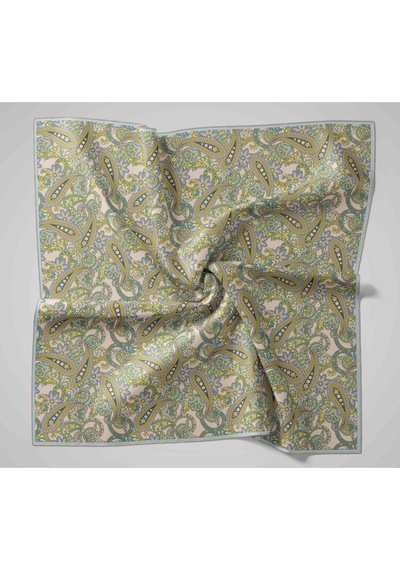 Silk Home Yaz Esintisi Eşarp 150002-06 Vizon, Bej, Lila Mavi, Sarı