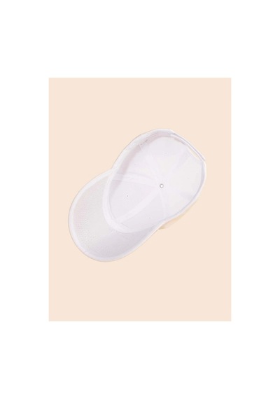 Caxis Cayne Drem Baskılı Spor Unisex Ayarlanabilir Cırtlı Şapka Orijinal Cap Beyaz