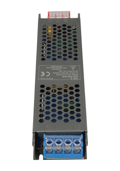 Ayt Ledx Aln-m1225 12 Volt 25 Amper 210x25x18mm Ultra Slim Metal Kasa Adaptör Şerit Led Adaptörü