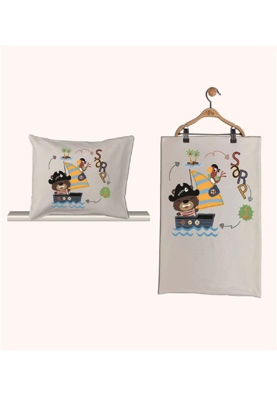Pia Baby Gl 1938-02 İsme Özel Beşli Tulum Set Krem