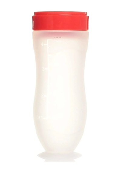 Bebedor Silikon Kaşıklı Biberon 120ml +6 Ay Şeffaf Kod:7509 5 Lü