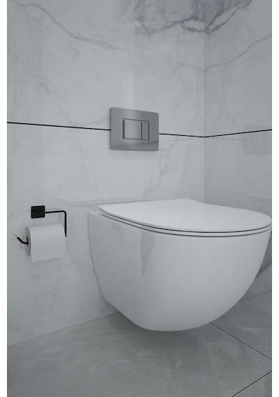 Alper Banyo Jasmin Kare Yapışkanlı Açık Tuvalet Kağıtlığı