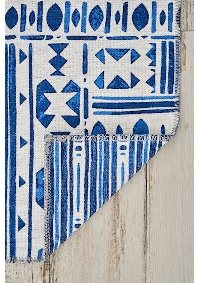 Kaşmir Halı Dekoratif Art Trend Milos Çift Taraflı 160 x 230 CM Salon Mutfak Halısı Yolluk Kilim