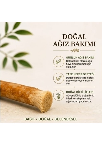 Doğal Taze Vakumlu Misvak