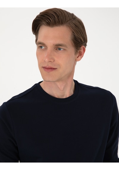 Pierre Cardin Erkek Lacivert Sweatshirt 50314054-vr033 Lacivert