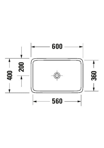 Duravit 2384600079 Qatego Stretch Çanak Lavabo 60 Cm