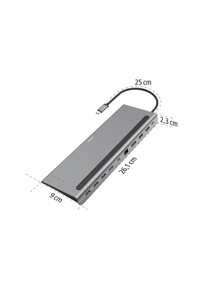 Usb-c Hub Stand 10 Port 4xusb-a2xusb-chdmilan