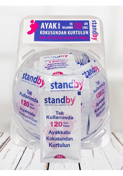 Standby 120 Gün Etkili Ayak Kokusu Giderici Toz 15 G 6'lı