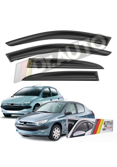 Peugeot 206 1998-2008 Cam Rüzgarlığı 4'lü