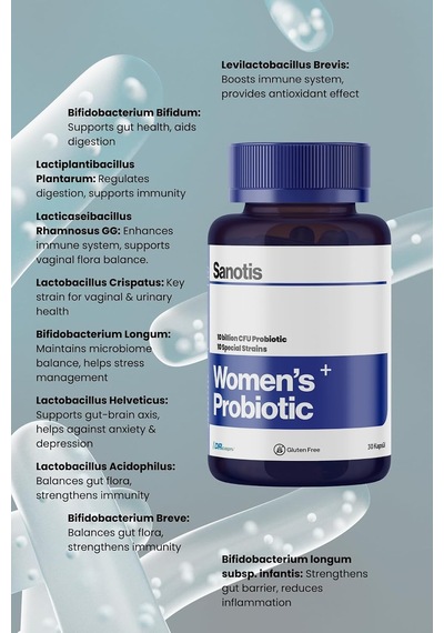 Probiotics For Women Kadınlar Için Probiyotik Mikroorganizma 30 Kapsül