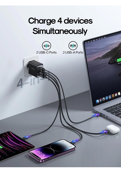 Joyroom 67 W Pd Usb Çoklu Şarj Kablosu